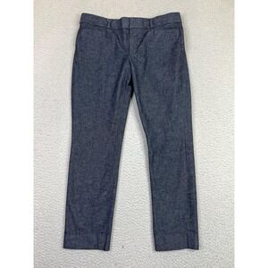 Banana Republic Pants Womens 4 Gray Sloan Stretch Ankle Dress Work Trousers